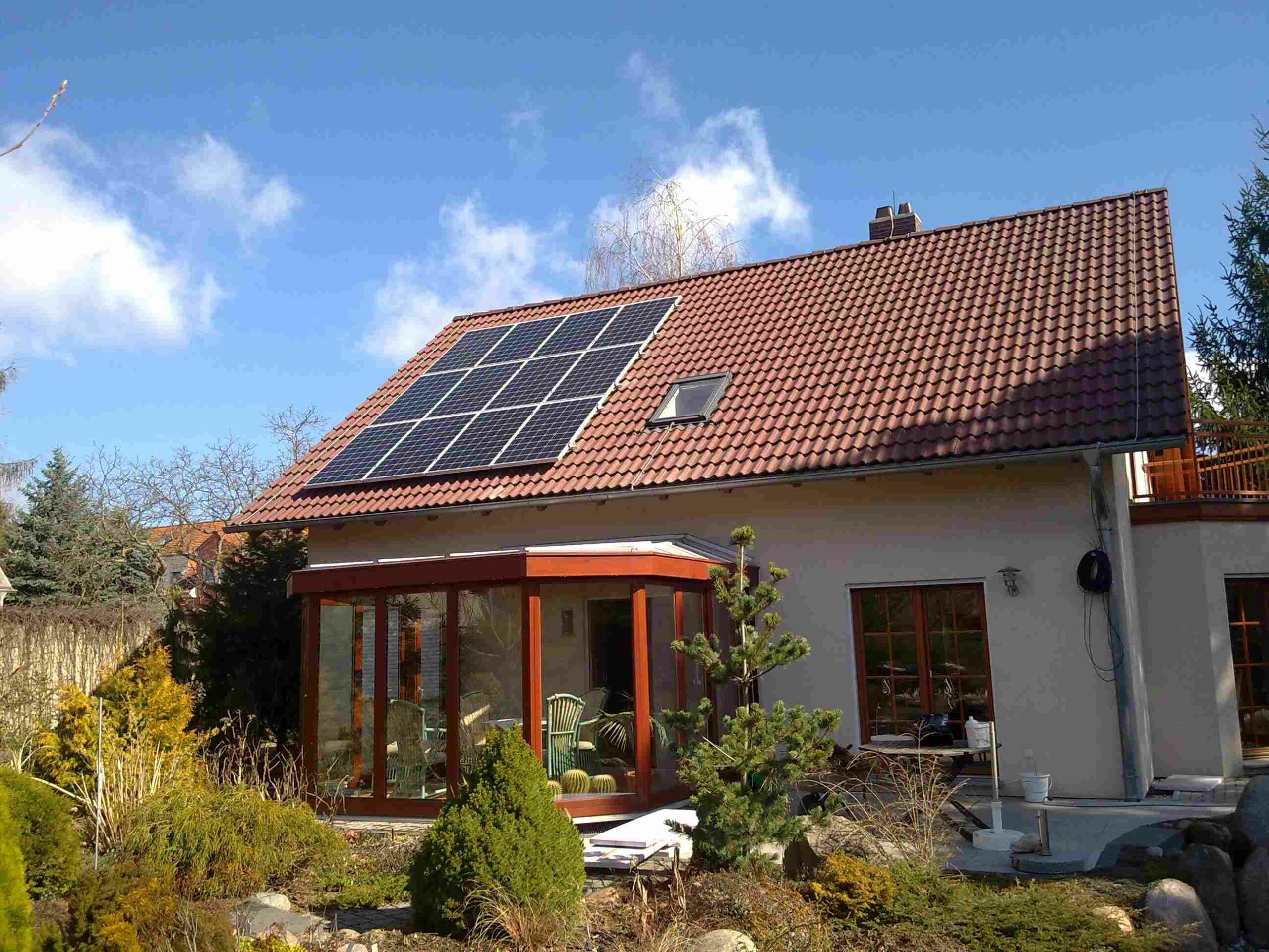 Familienhaus mit Solaranlage in Leipzig