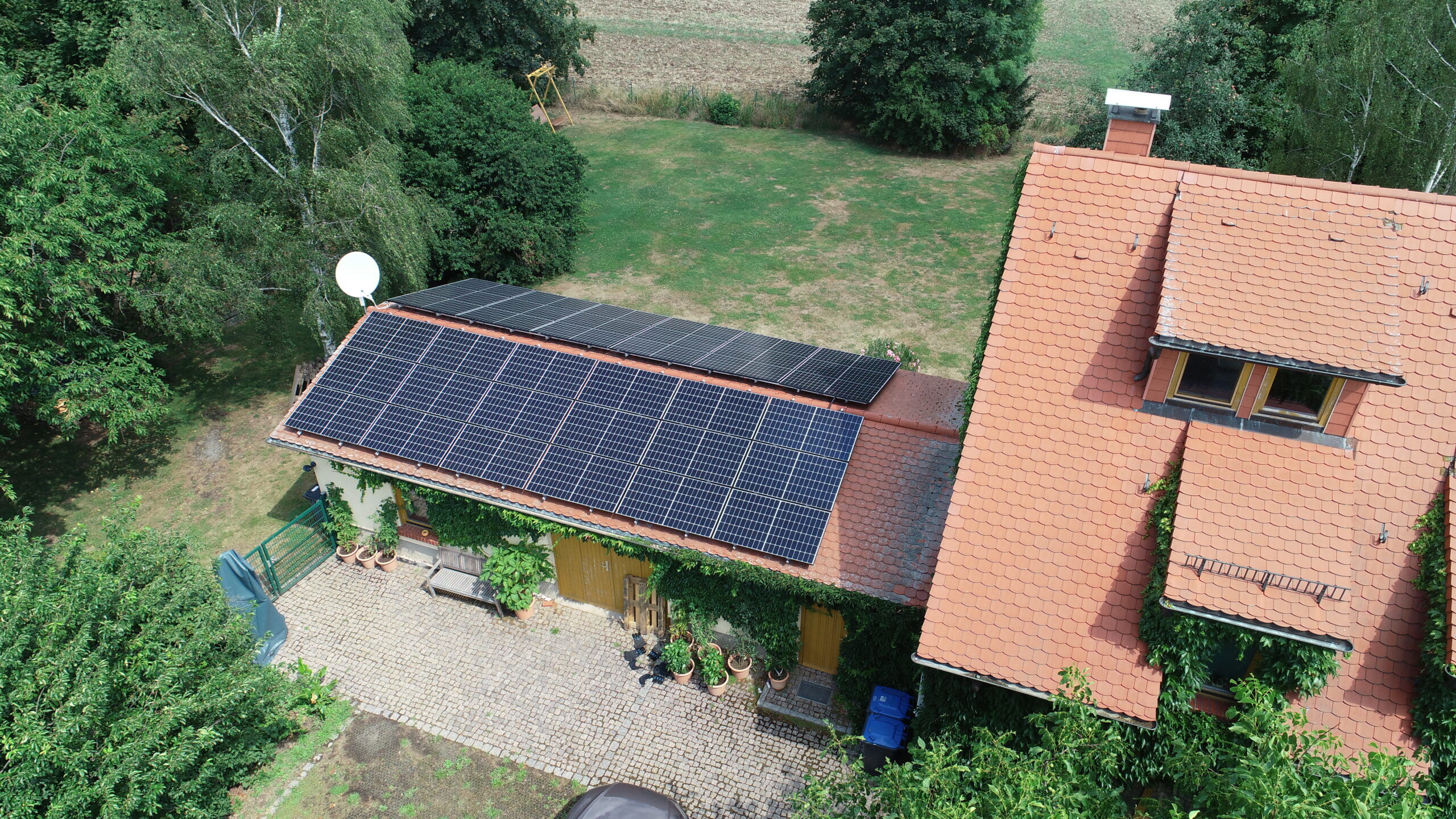 Umweltfreundliches Gebäude, Solaranlage, Leipzig